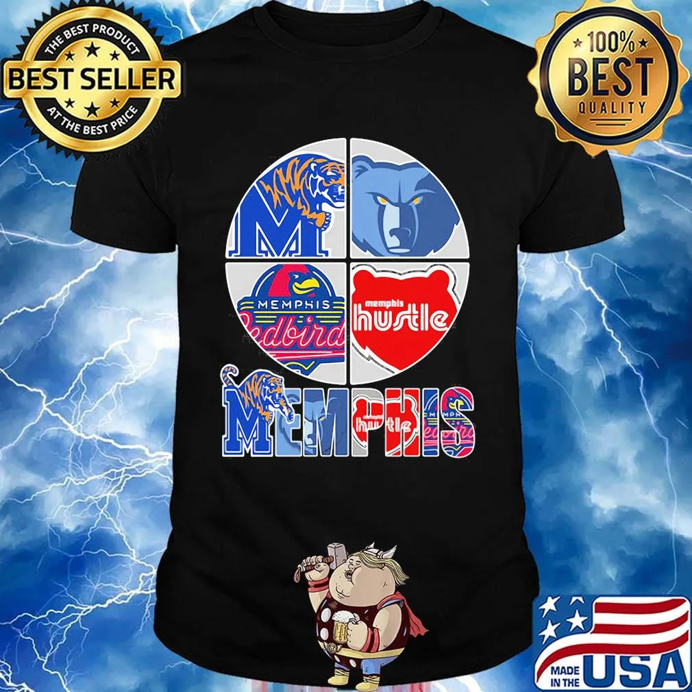 Memphis tigers grizzlies redbird and hustle shirt