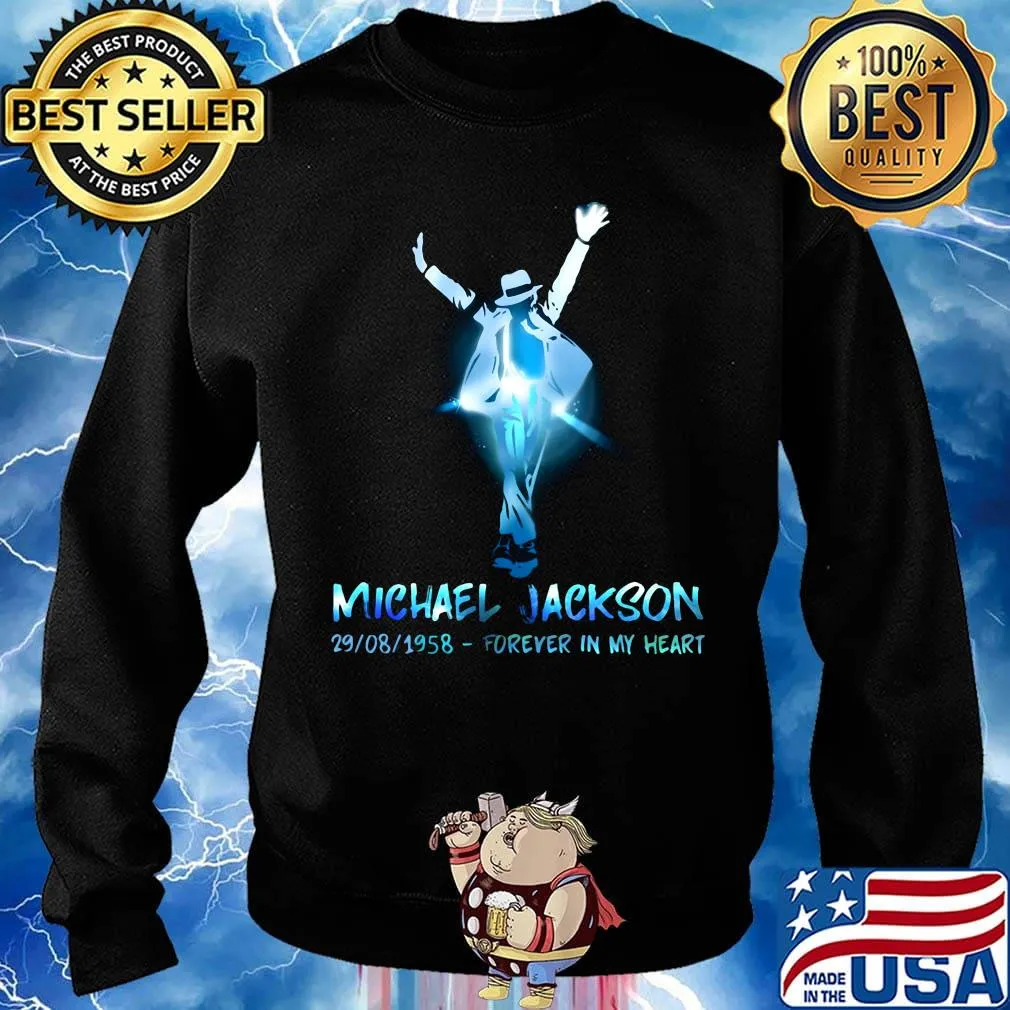 Michael jackson 29 08 1958 forever in my heart light s Sweater