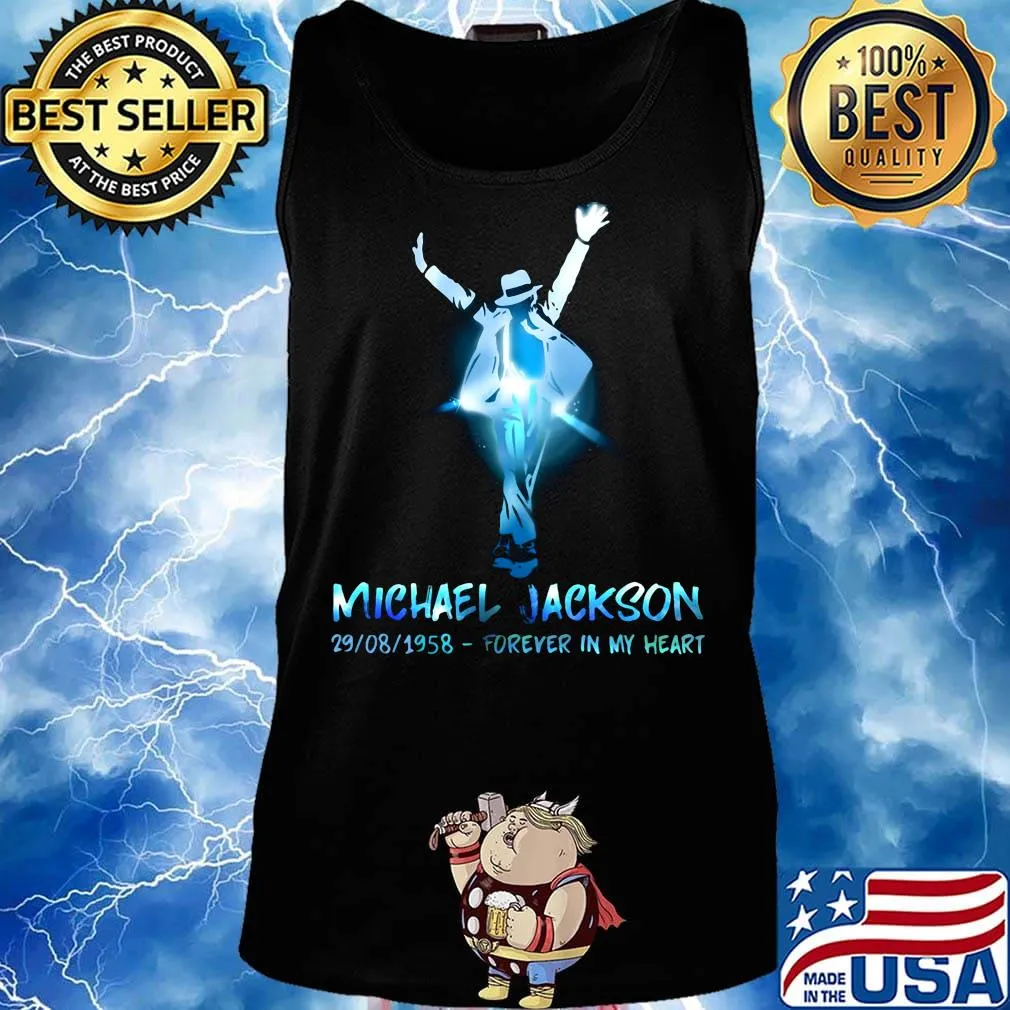 Michael jackson 29 08 1958 forever in my heart light s Tank top