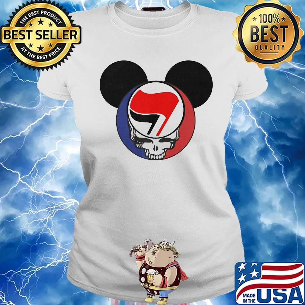 Mickey mouse grateful dead s Ladies tee