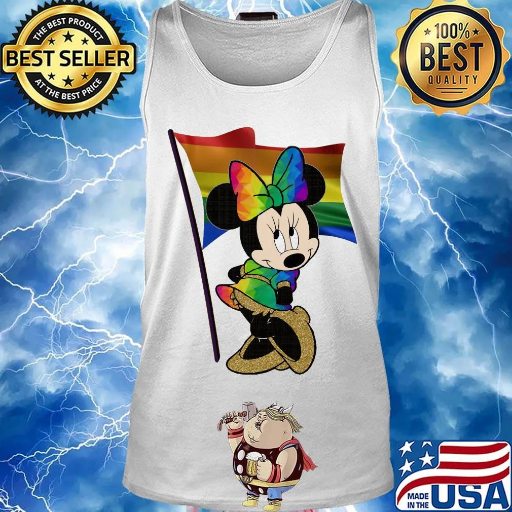 Minnie Mouse LGBT Disney flag s Tank top