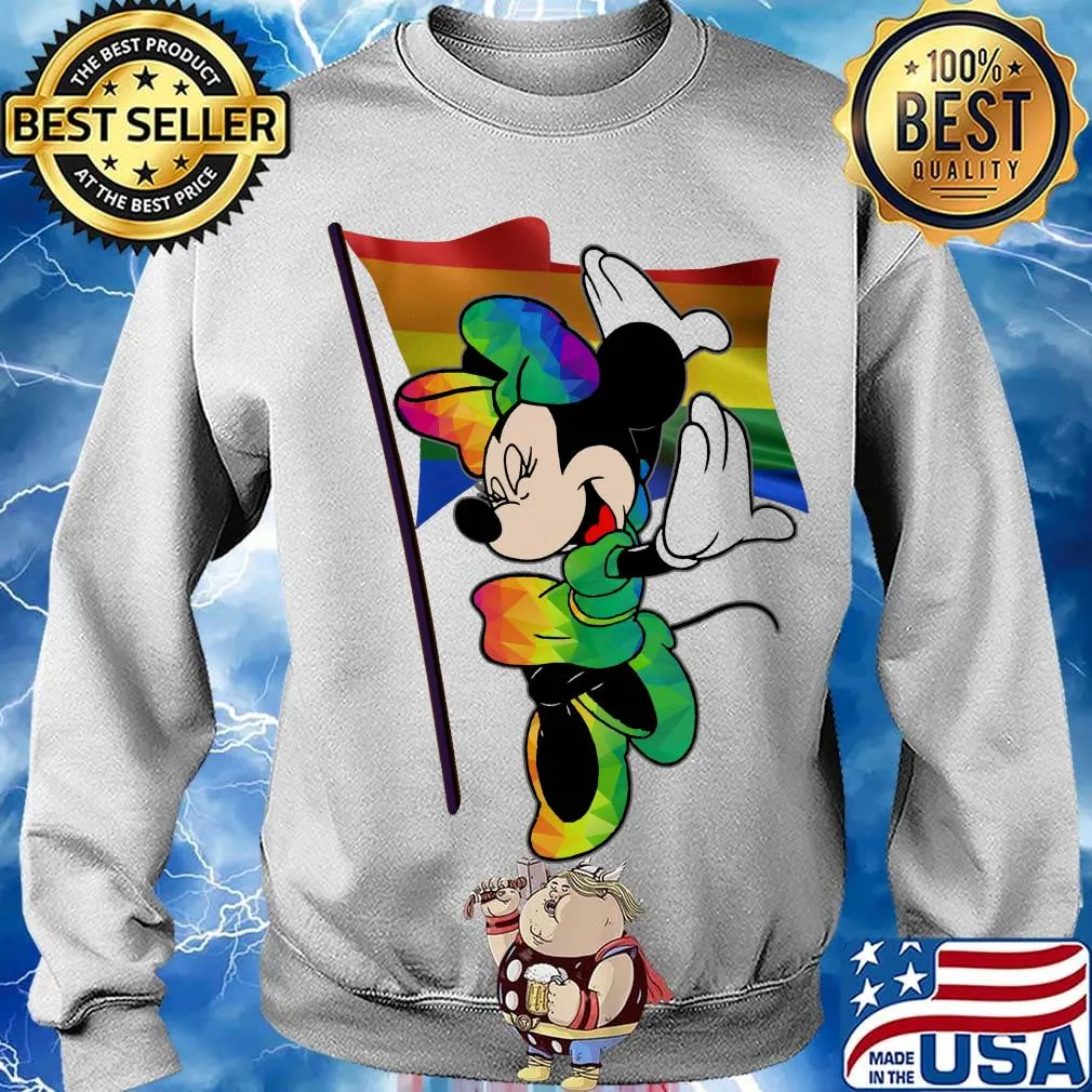 Minnie mouse LGBT flag s Sweater