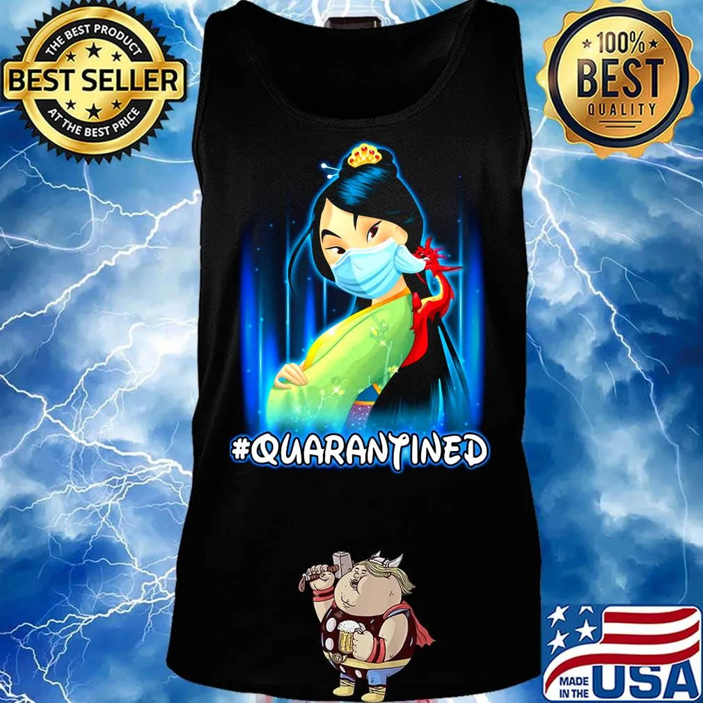 Mulan and dragon mask quarantined s Tank top