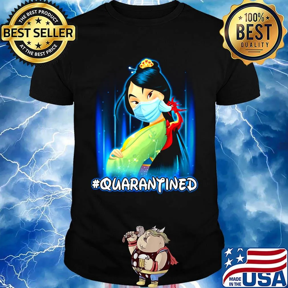 Mulan and dragon mask quarantined shirt