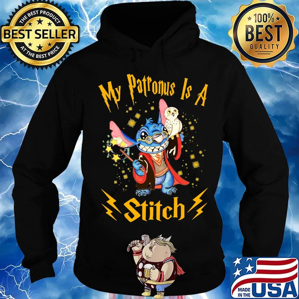 My patronus is a stitch and owl s Hoodie
