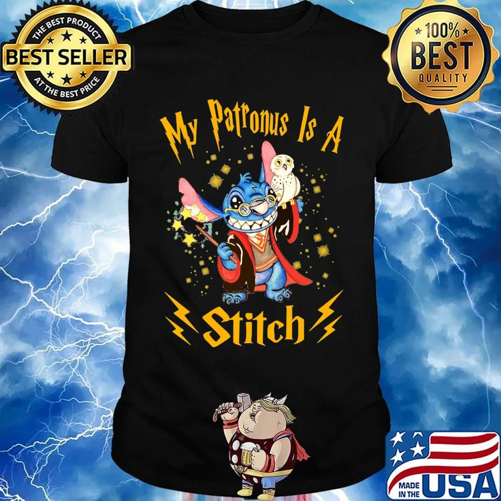 My patronus is a stitch and owl shirt