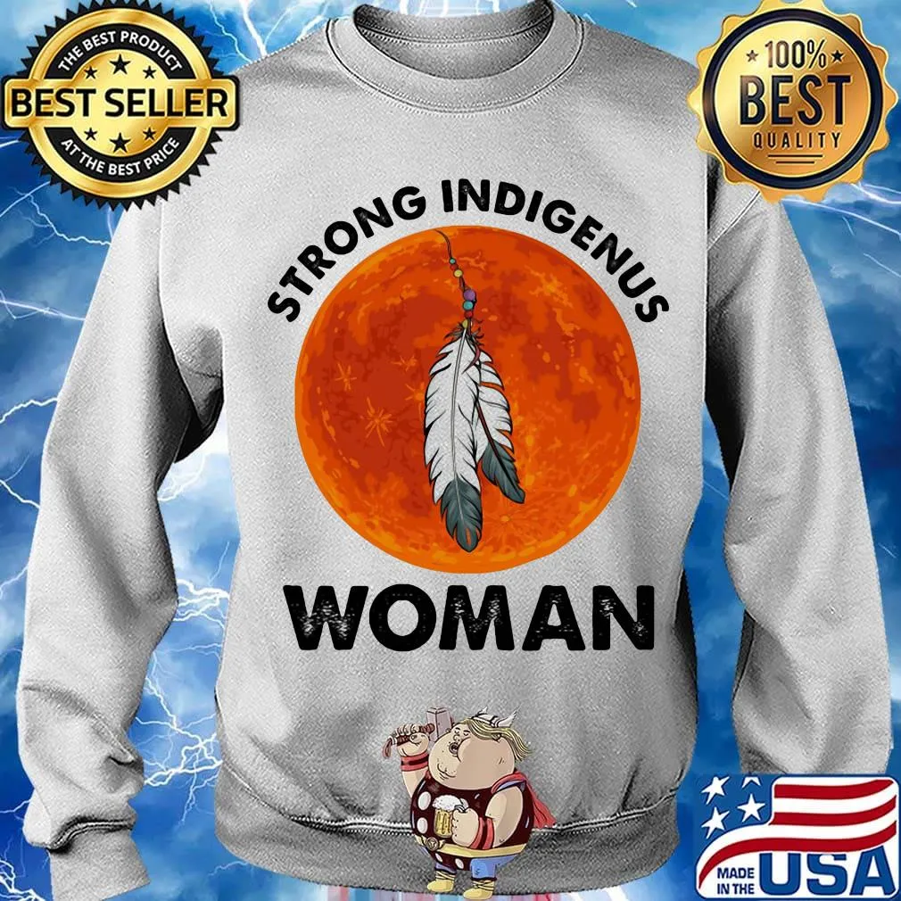 Native strong indigenus woman moonblood s Sweater