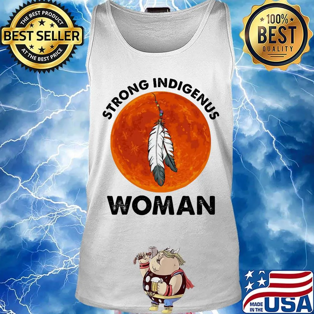 Native strong indigenus woman moonblood s Tank top
