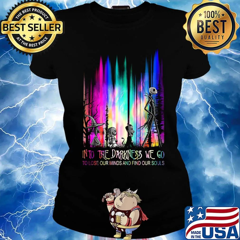 Nightmare abbey road into the darkness we go to lose our minds and find our souls s Ladies tee