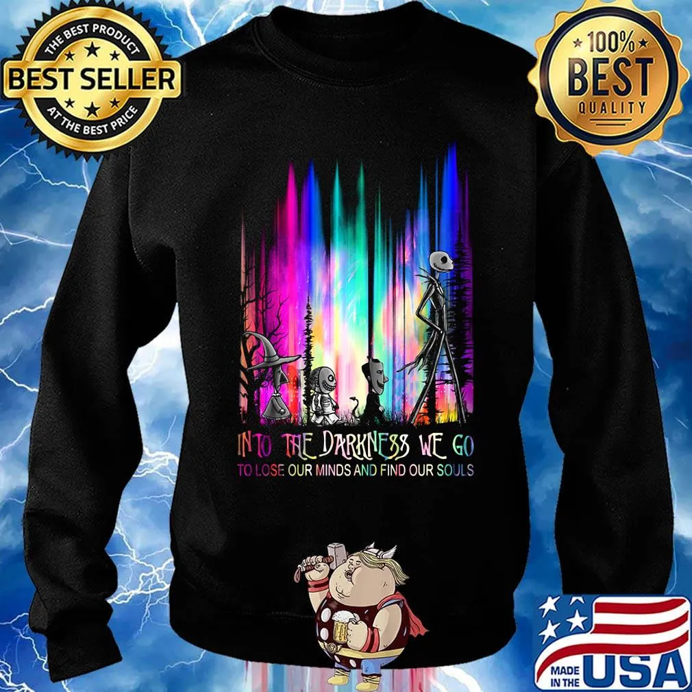Nightmare abbey road into the darkness we go to lose our minds and find our souls s Sweater