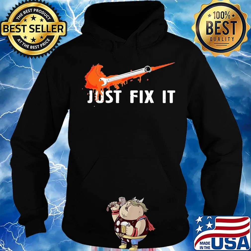 Nike just fix it logo s Hoodie