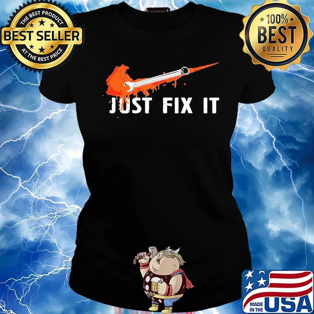 Nike just fix it logo s Ladies tee