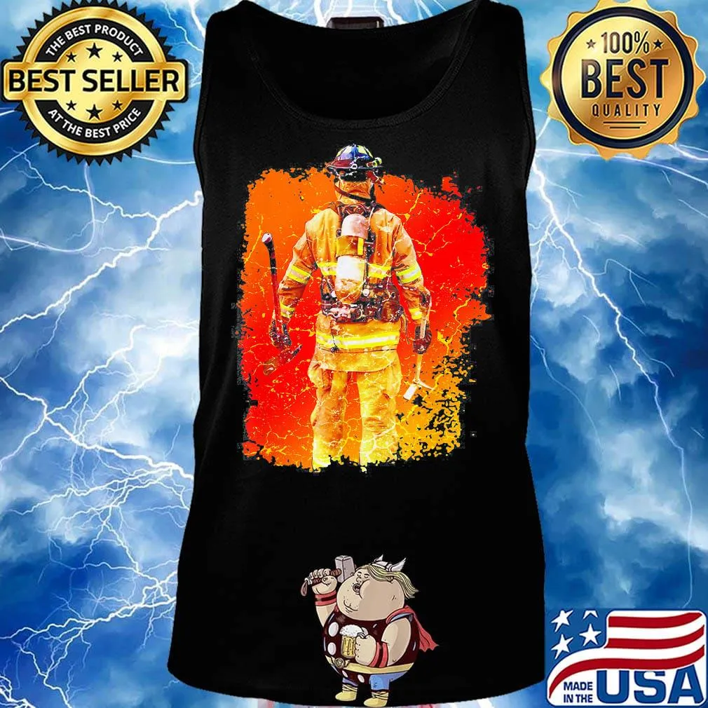 Official awesome firefighter picture s Tank top