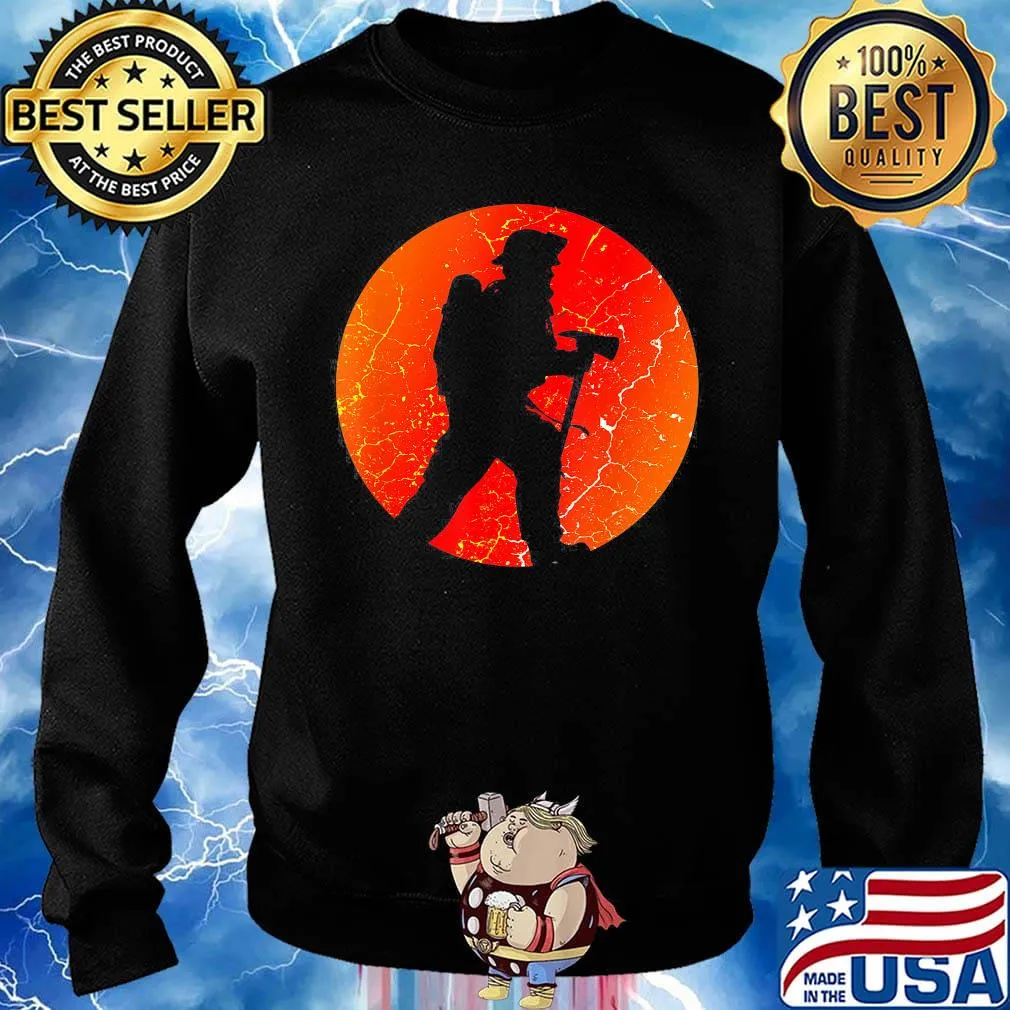 Official awesome firefighter sunset s Sweater