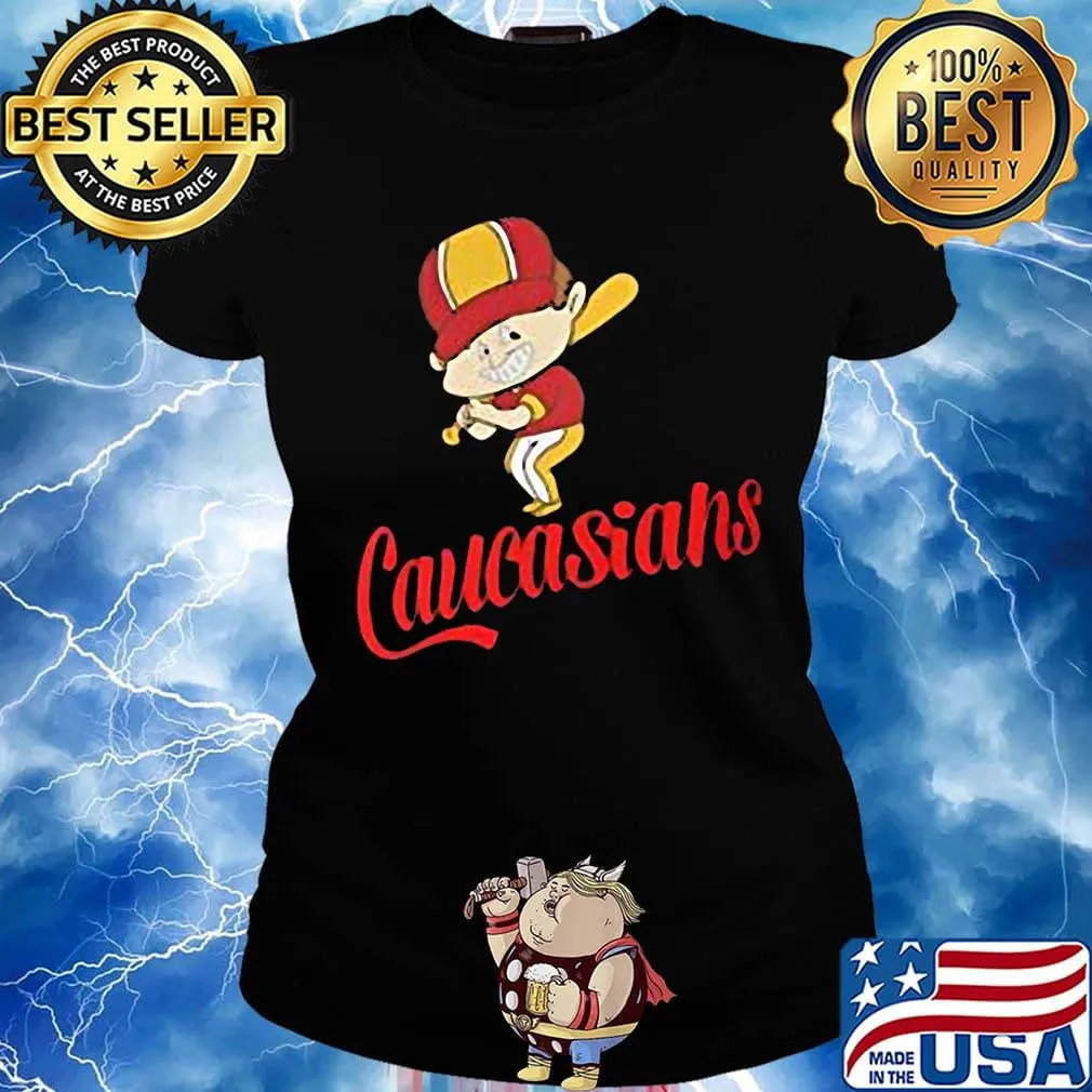 Official cleveland caucasians baseball s Ladies tee