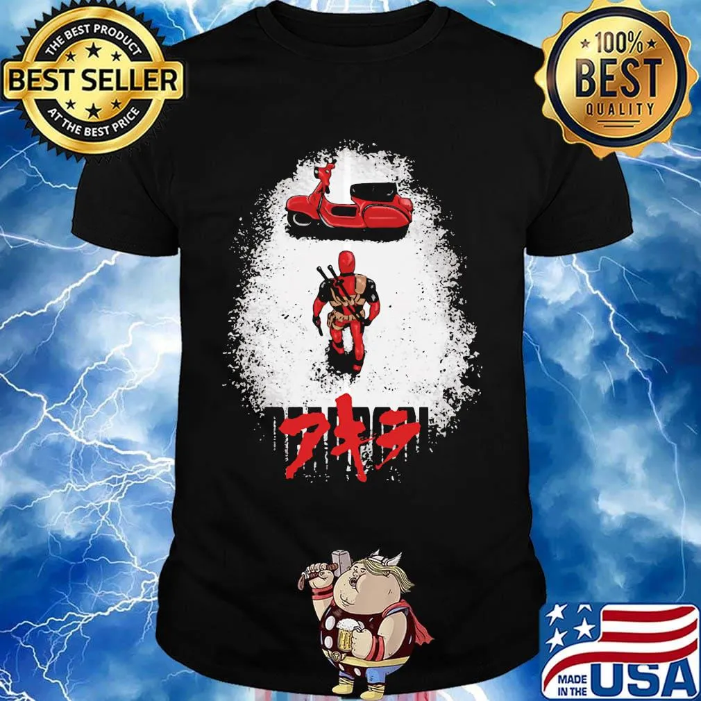Official Deadpool graphic vespa shirt