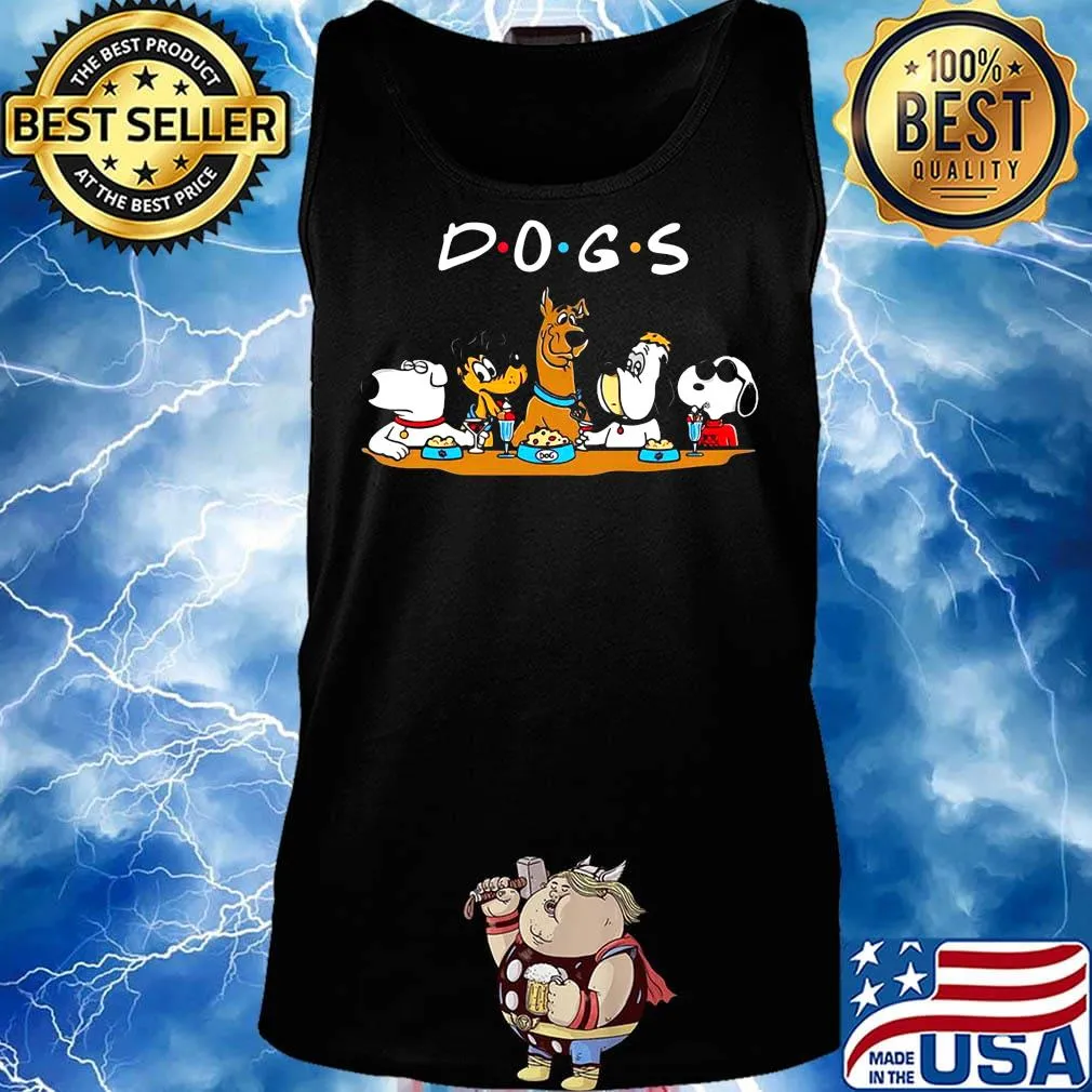 Official disney dogs cartoon s Tank top