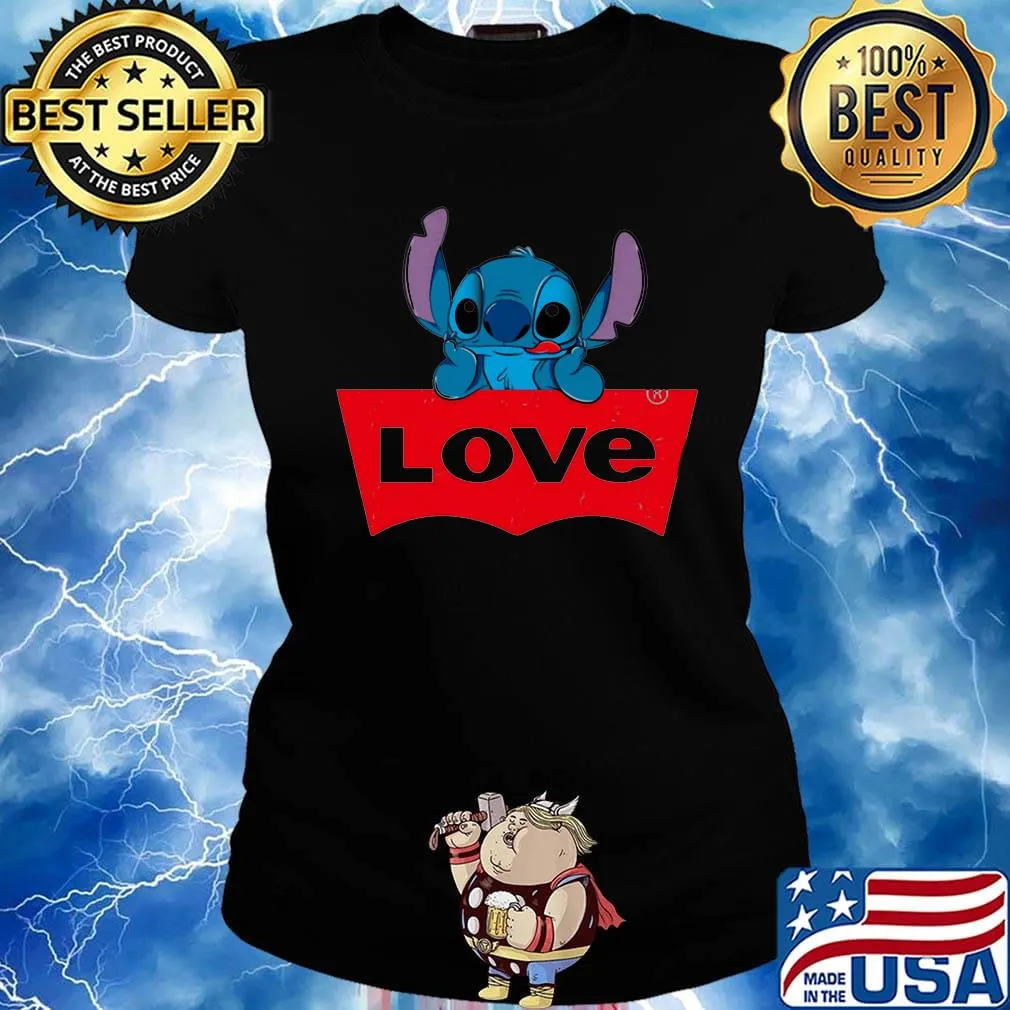 Official disney stitch love s Ladies tee