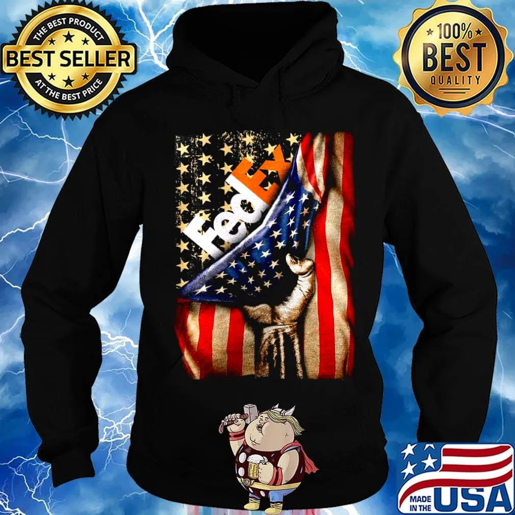 Official FedEx American flag s Hoodie