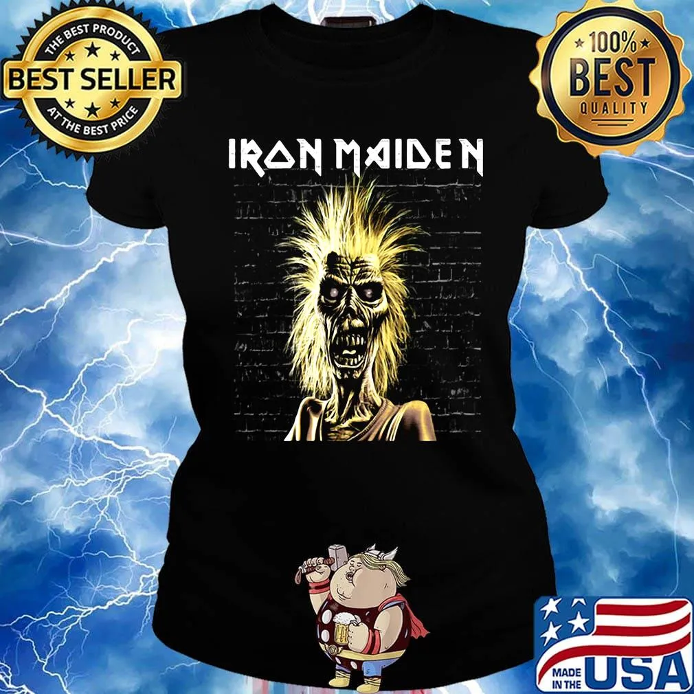 Official iron maiden skeleton s Ladies tee