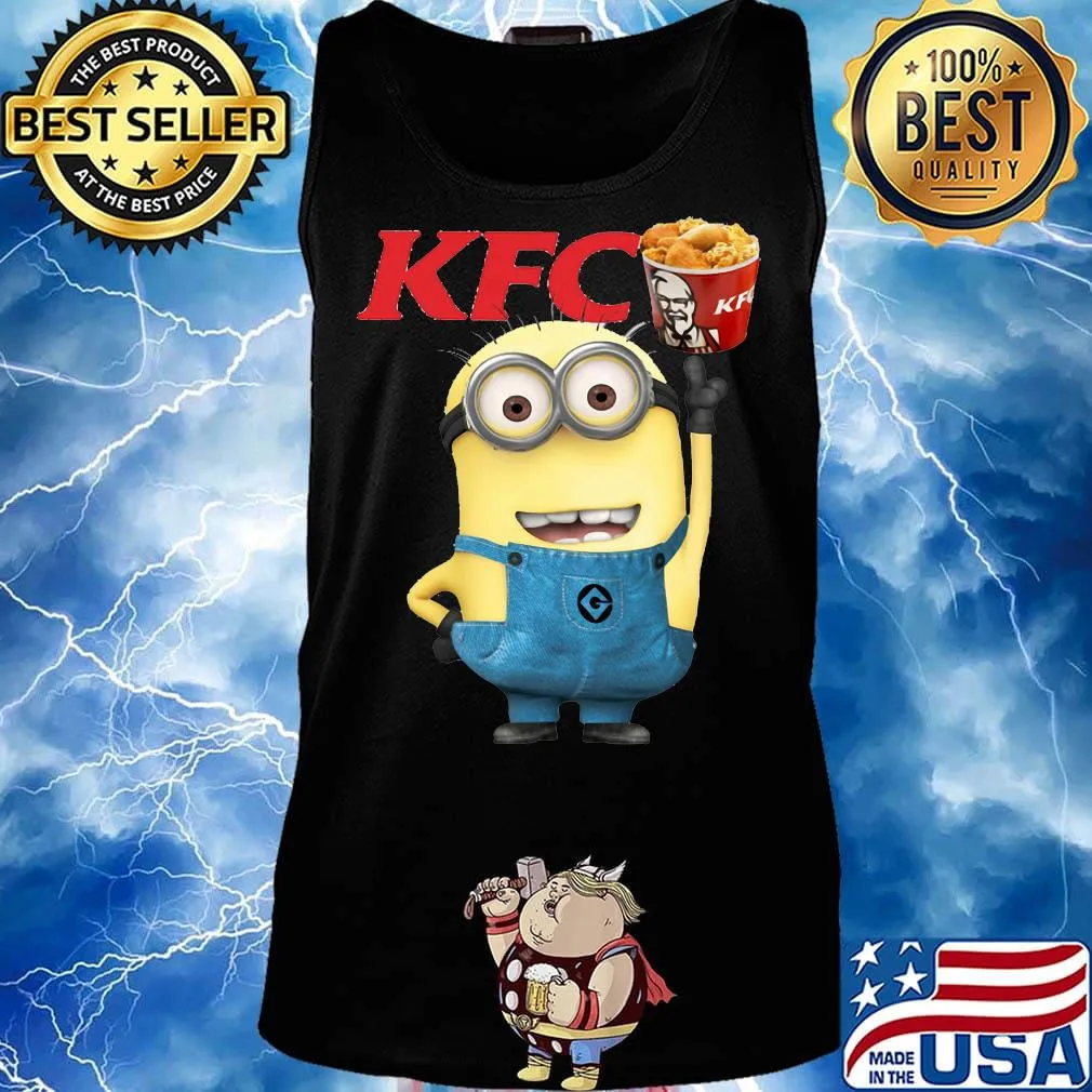 Official minions kfc logo s Tank top