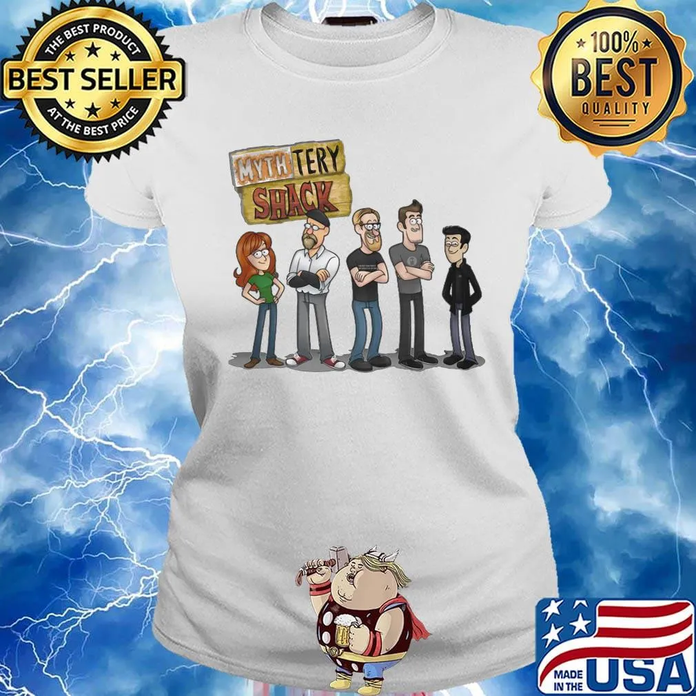 Official mythbusters characters cartoon s Ladies tee