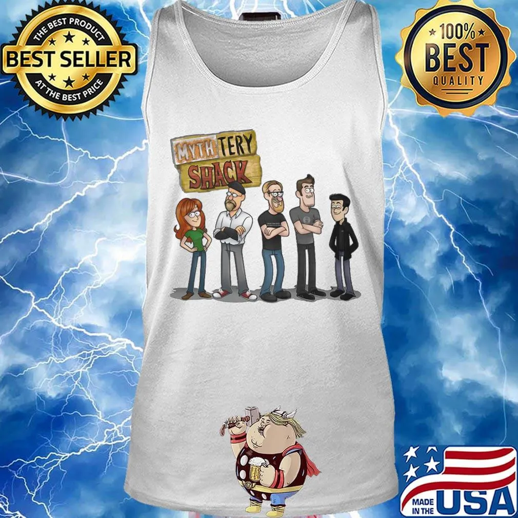 Official mythbusters characters cartoon s Tank top