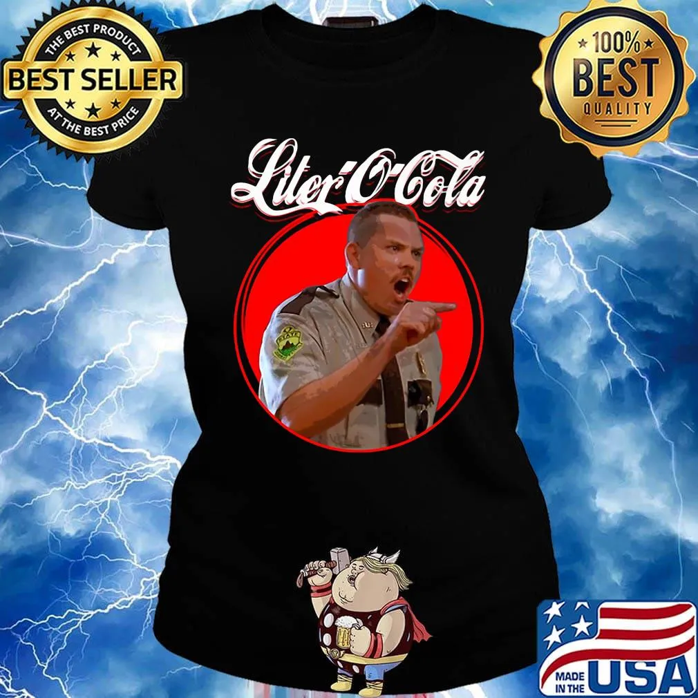 Official police liter-o-cola s Ladies tee