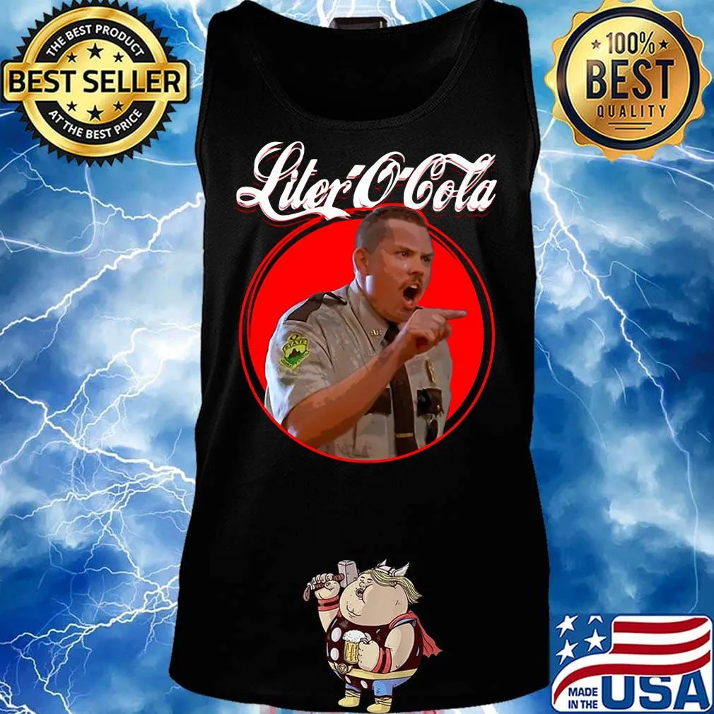 Official police liter-o-cola s Tank top