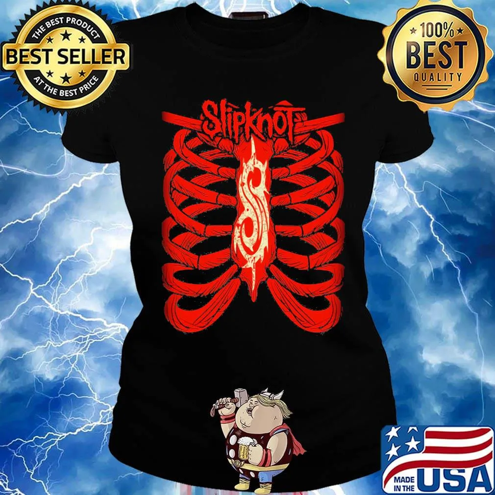 Official slipknot band skeleton s Ladies tee
