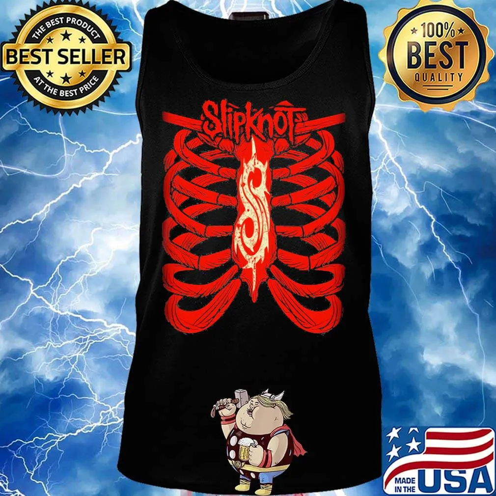 Official slipknot band skeleton s Tank top