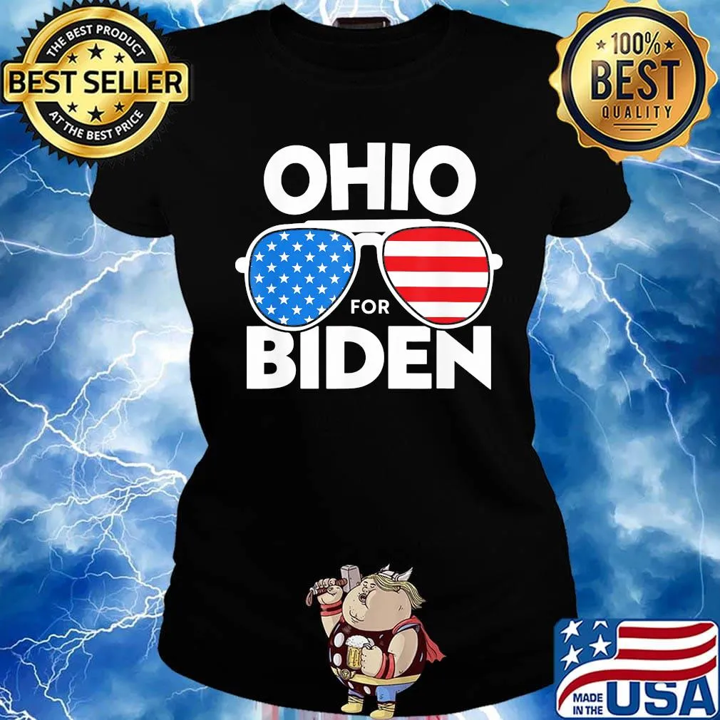 Ohio for biden american flag independence day s Ladies tee