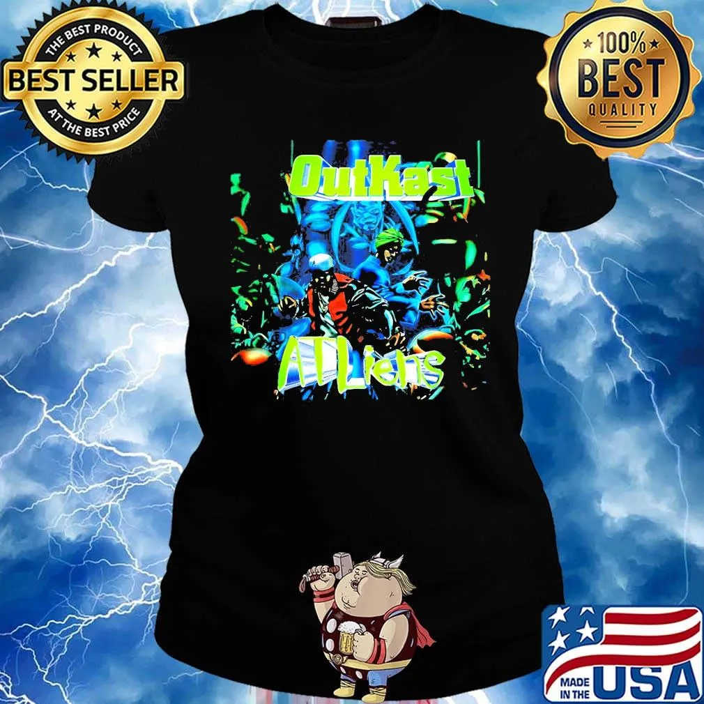 Outkast atliens album art s Ladies tee