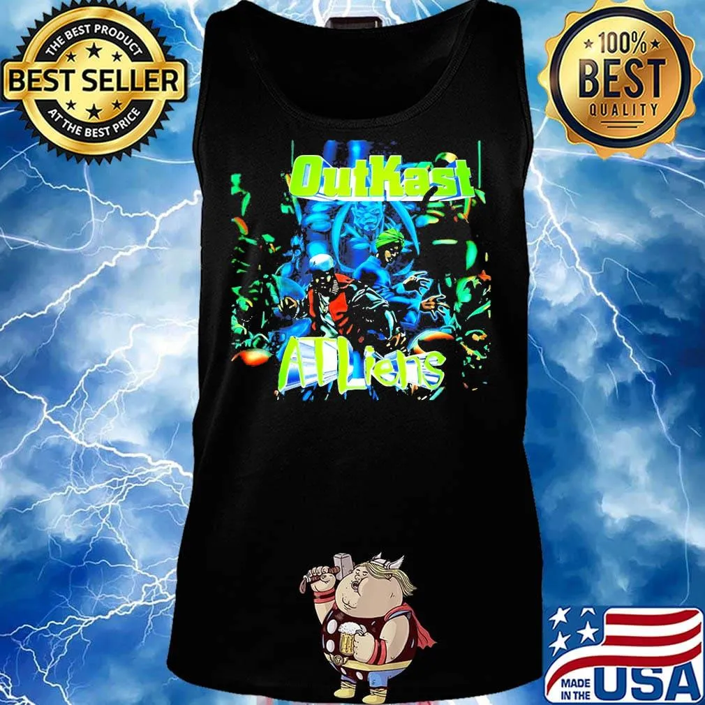 Outkast atliens album art s Tank top