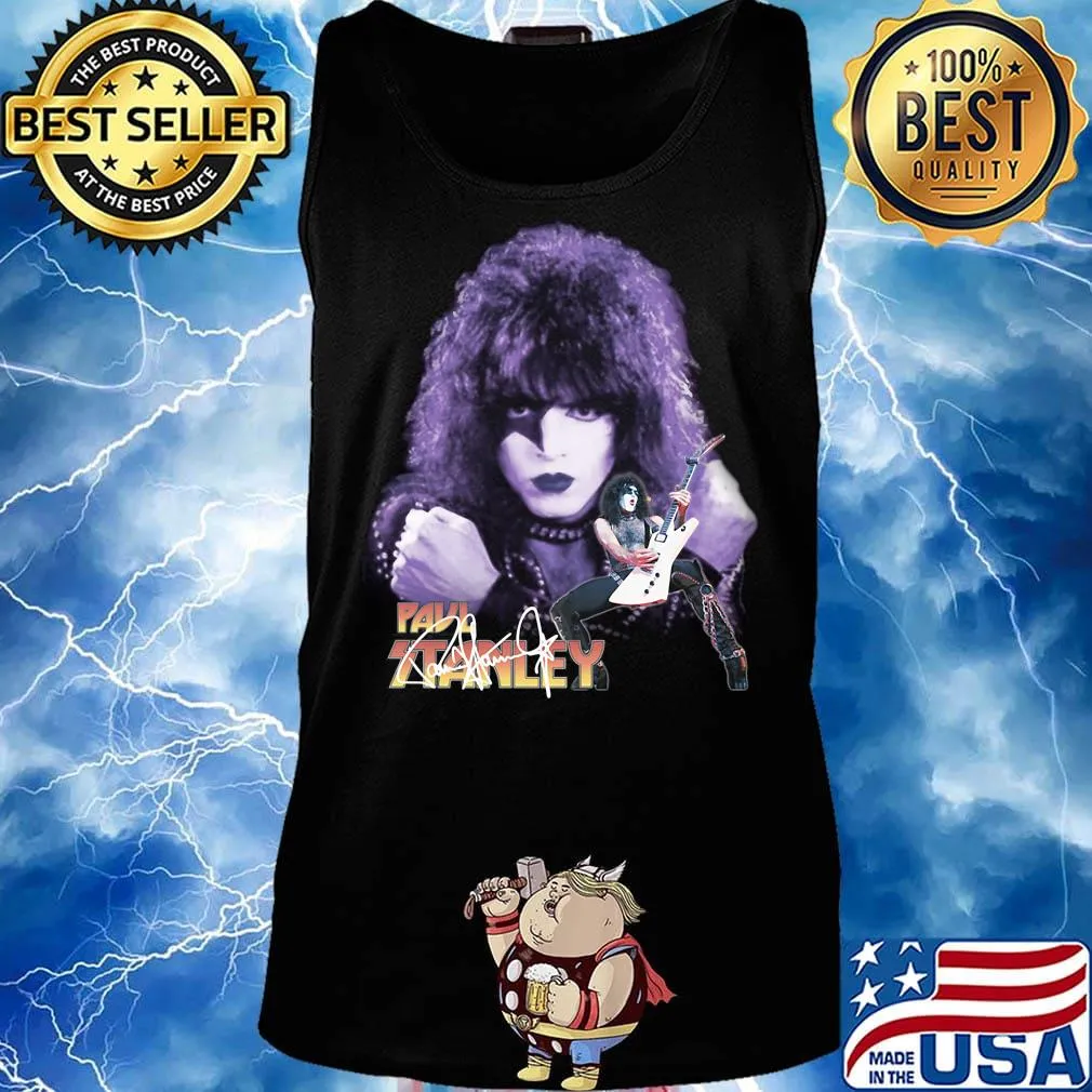 Paul stanley kiss band signature s Tank top