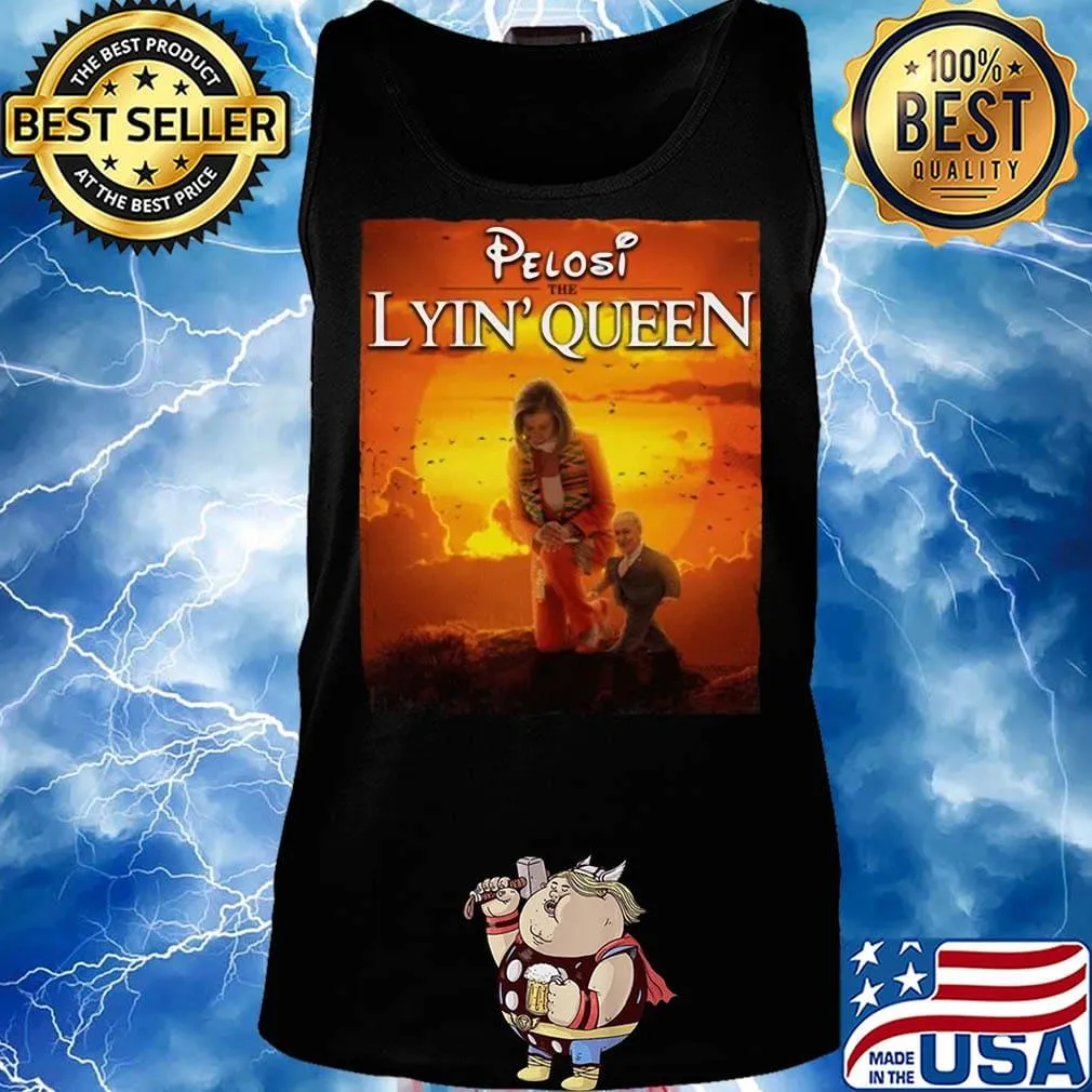 Pelosi the lyin' queen sunset s Tank top