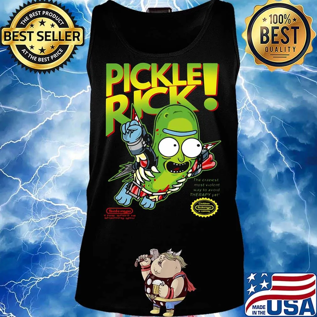 Pickle rick the craziest most violent way to avoid therapy yet s Tank top