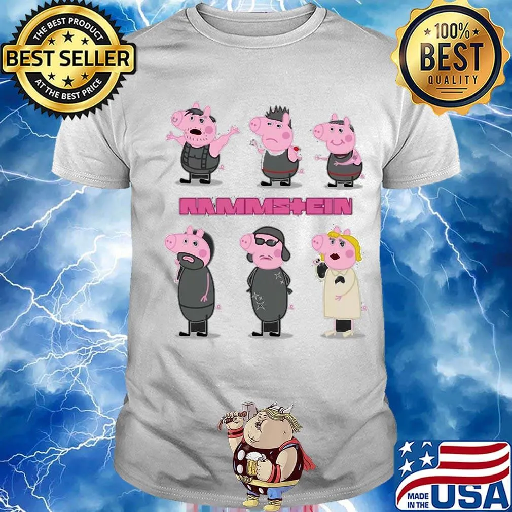Pigs rammstein band members shirt