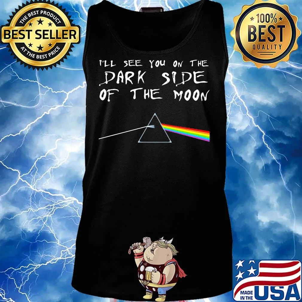 Pink floyd band i'll see you on the dark side of the moon s Tank top
