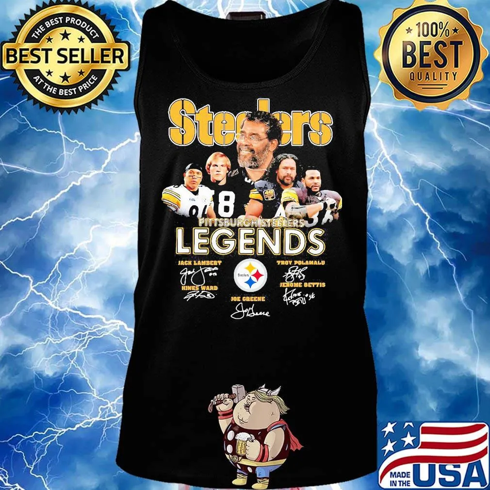 Pittsburgh steelers legends players signatures s Tank top