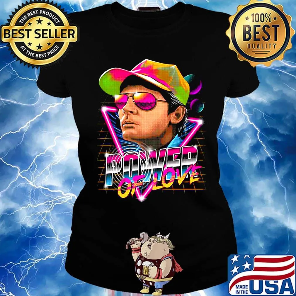 Power of love from qwertee art s Ladies tee