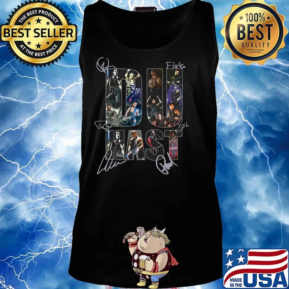 Rammstein band du hast members signatures s Tank top