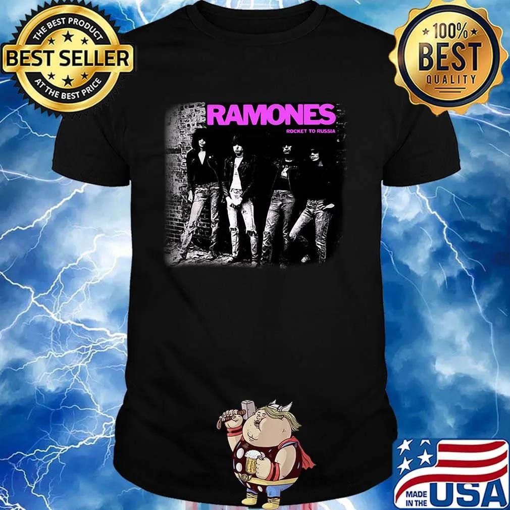 Ramones rocket to russia album shirt
