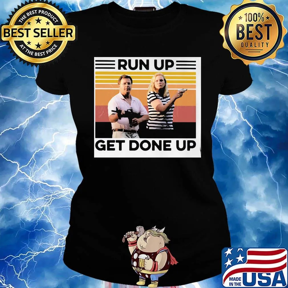 Republican Party run up get done up vintage retro s Ladies tee
