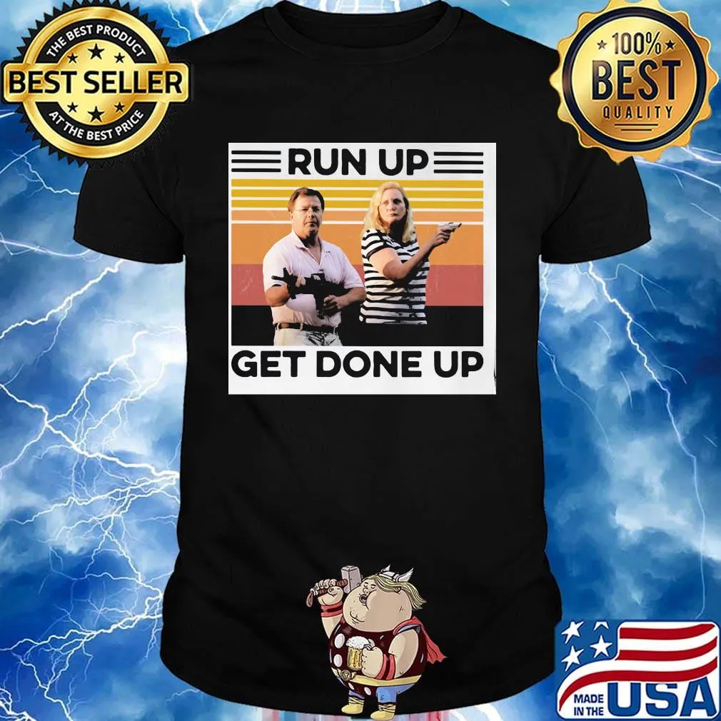 Republican Party run up get done up vintage retro shirt