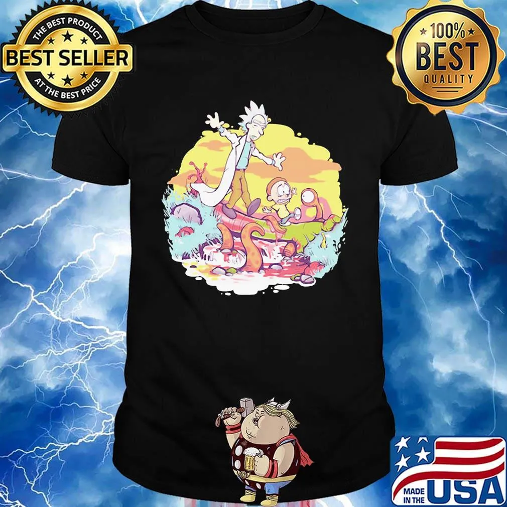 Rick and morty aliens shirt