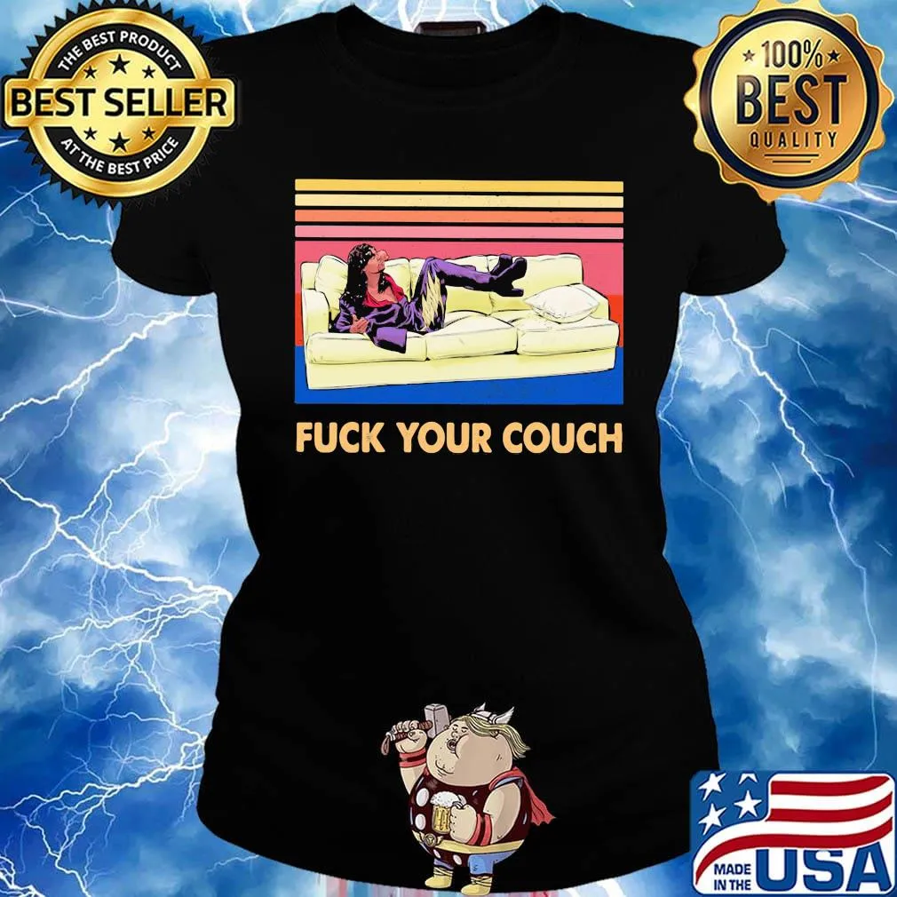 Rick james fuck your couch vintage retro s Ladies tee