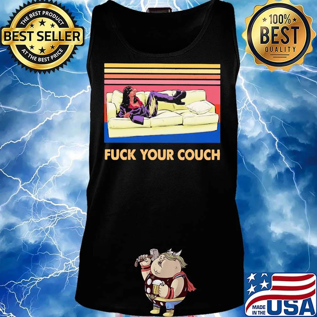 Rick james fuck your couch vintage retro s Tank top