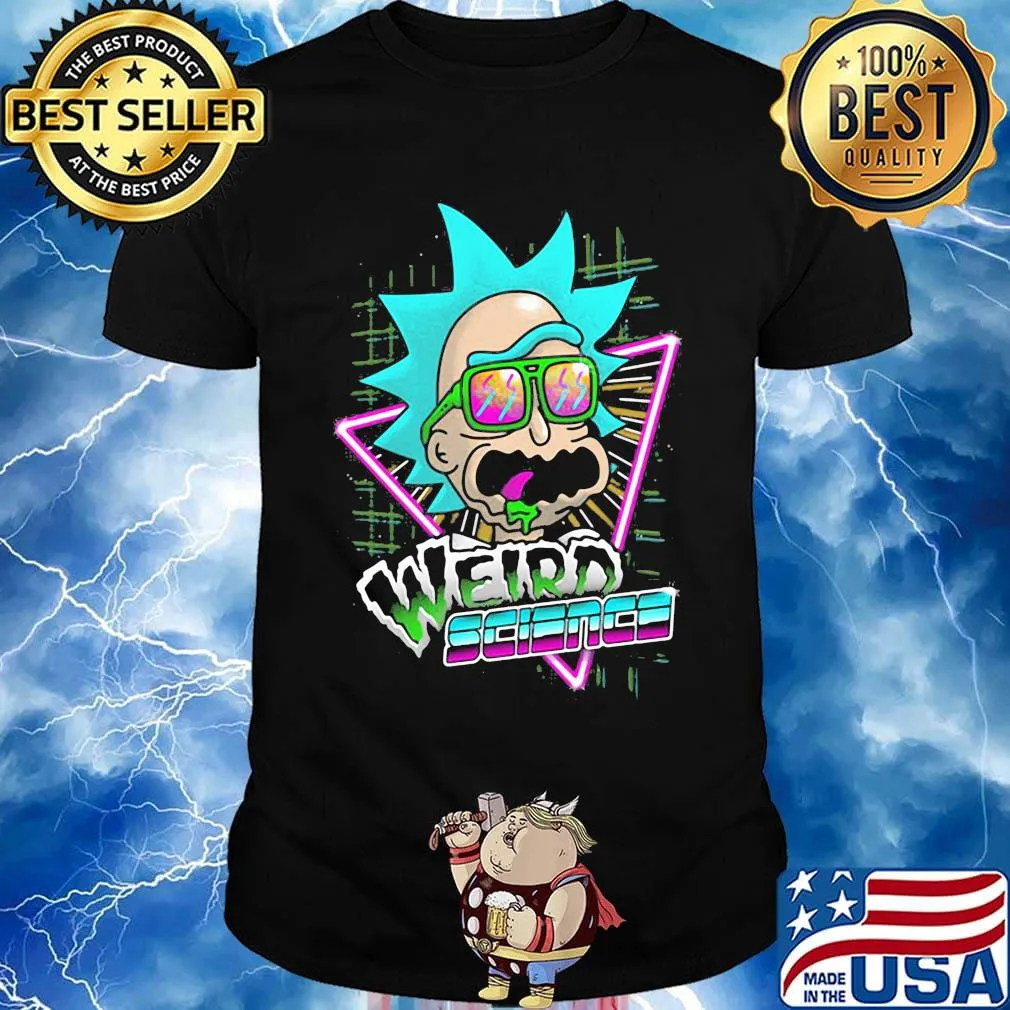 Rick weird science color shirt