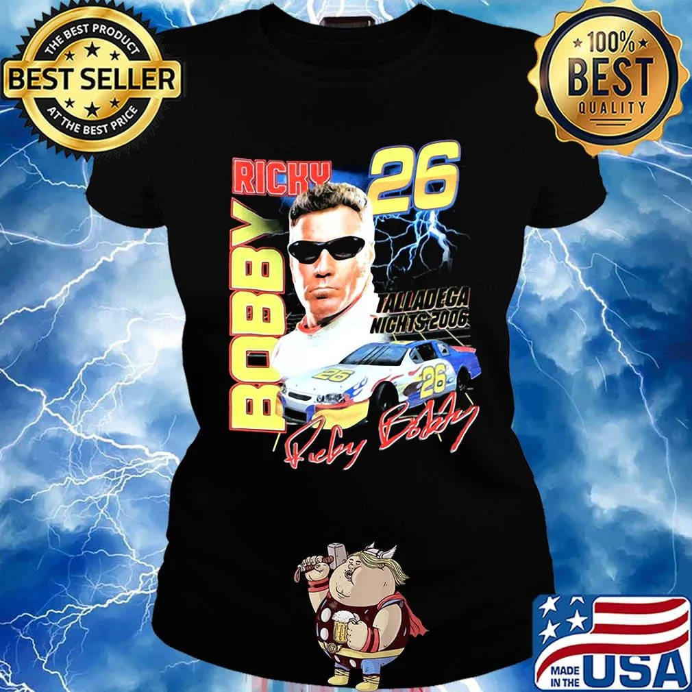 Ricky bobby 26 talladega nights 2006 signatures s Ladies tee